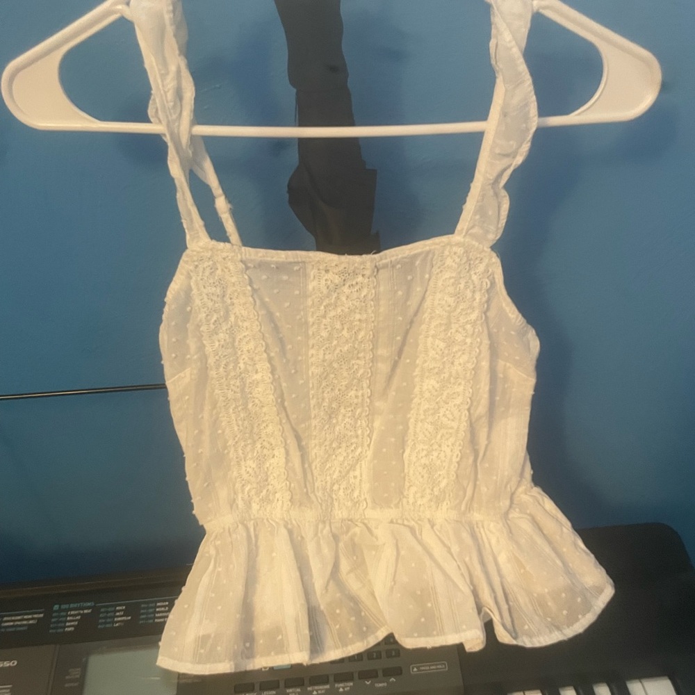 Unbranded Dressy White Tank Top
